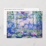 Claude Monet - Water Lilies / Nympheas 1919 Postcard<br><div class="desc">Water Lilies / Nympheas (W.1852) - Claude Monet,  Oil on Canvas,  1916-1919</div>