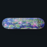 Claude Monet - Water Lilies / Nympheas 1919 Skateboard<br><div class="desc">Water Lilies / Nympheas (W.1852) - Claude Monet,  Oil on Canvas,  1916-1919</div>