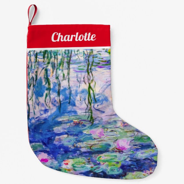 Claude Monet - Water Lilies / Nympheas 1919 Small Christmas Stocking (Front)