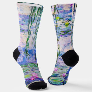Claude Monet - Water Lilies / Nympheas 1919 Socks