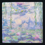 Claude Monet - Water Lilies / Nympheas 1919 Stone Coaster<br><div class="desc">Water Lilies / Nympheas (W.1852) - Claude Monet,  Oil on Canvas,  1916-1919</div>