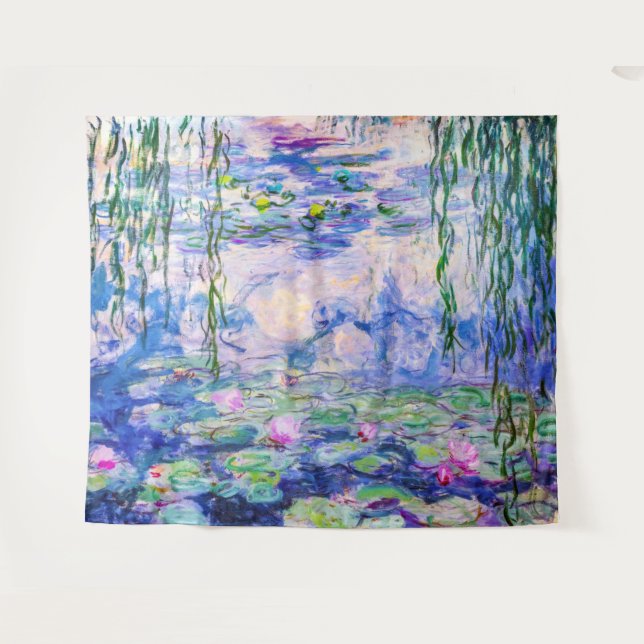 Claude Monet - Water Lilies / Nympheas 1919 Tapestry (Front (Horizontal))