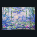 Claude Monet - Water Lilies / Nympheas 1919 Tea Towel<br><div class="desc">Water Lilies / Nympheas (W.1852) - Claude Monet,  Oil on Canvas,  1916-1919</div>