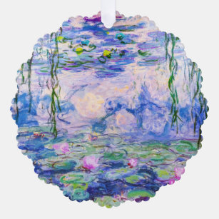 Claude Monet - Water Lilies / Nympheas 1919 Tree Decoration Card