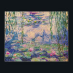 Claude Monet - Water Lilies / Nympheas 1919 Wood Wall Art<br><div class="desc">Water Lilies / Nympheas (W.1852) - Claude Monet,  Oil on Canvas,  1916-1919</div>