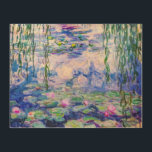Claude Monet - Water Lilies / Nympheas 1919 Wood Wall Art<br><div class="desc">Water Lilies / Nympheas (W.1852) - Claude Monet,  Oil on Canvas,  1916-1919</div>