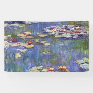 Claude Monet - Water Lilies / Nympheas Banner
