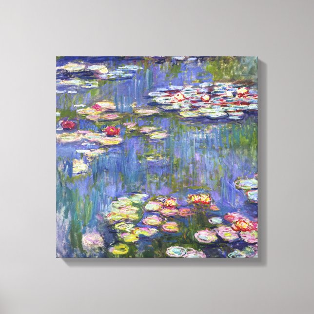 Claude Monet - Water Lilies / Nympheas Canvas Print (Front)