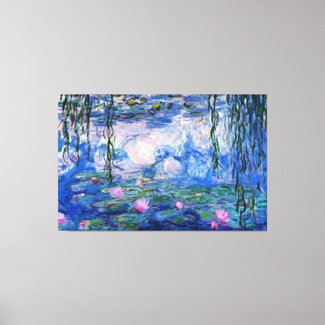 Claude Monet -  Water Lilies Nympheas Canvas Print (Front)