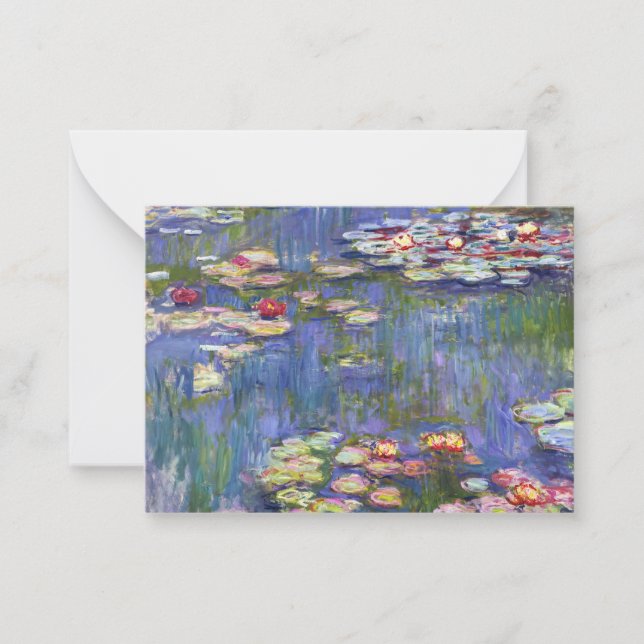 Claude Monet - Water Lilies / Nympheas Card (Front)