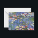 Claude Monet - Water Lilies / Nympheas Card<br><div class="desc">Water Lilies / Nympheas - Claude Monet,  1916</div>