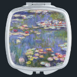 Claude Monet - Water Lilies / Nympheas Compact Mirror<br><div class="desc">Water Lilies / Nympheas - Claude Monet,  1916</div>