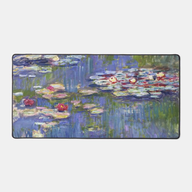 Claude Monet - Water Lilies / Nympheas Desk Mat (Front)