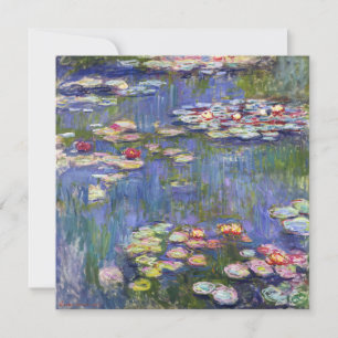 Claude Monet - Water Lilies / Nympheas Invitation