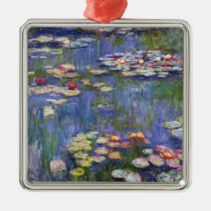 Claude Monet - Water Lilies / Nympheas Metal Tree Decoration