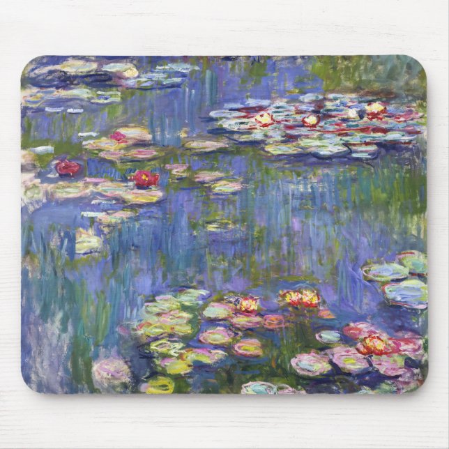 Claude Monet - Water Lilies / Nympheas Mouse Mat (Front)