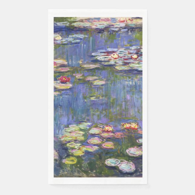 Claude Monet - Water Lilies / Nympheas Napkin (Front)