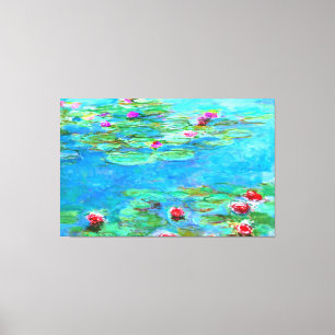 Claude Monet Water Lilies / Nymphéas Oil Painting Canvas Print