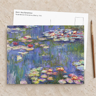 Claude Monet - Water Lilies / Nympheas Postcard