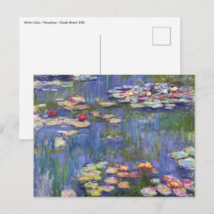 Claude Monet - Water Lilies / Nympheas Postcard