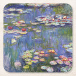 Claude Monet - Water Lilies / Nympheas Square Paper Coaster<br><div class="desc">Water Lilies / Nympheas - Claude Monet,  1916</div>