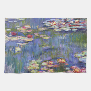 Claude Monet - Water Lilies / Nympheas Tea Towel