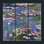 Claude Monet - Water Lilies / Nympheas Triptych<br><div class="desc">Water Lilies / Nympheas - Claude Monet,  1916</div>