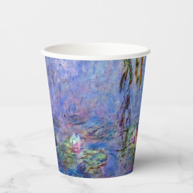 Claude Monet - Water Lilies Paper Cups (Front)