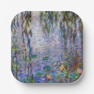 Claude Monet - Water Lilies Paper Plate