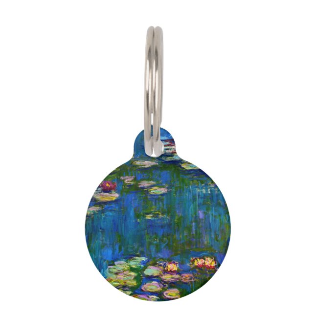 Claude Monet - Water Lilies Pet Tag (Front)