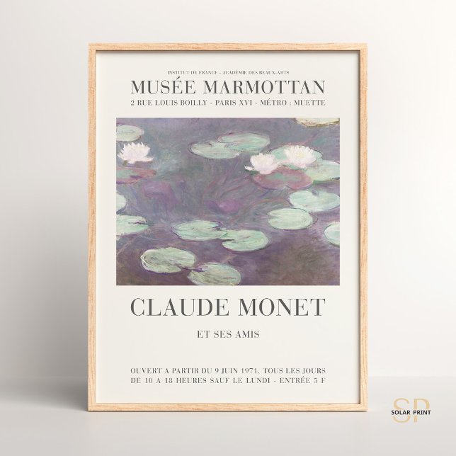 Claude Monet Water Lilies Pink Art Print (Creator Uploaded)