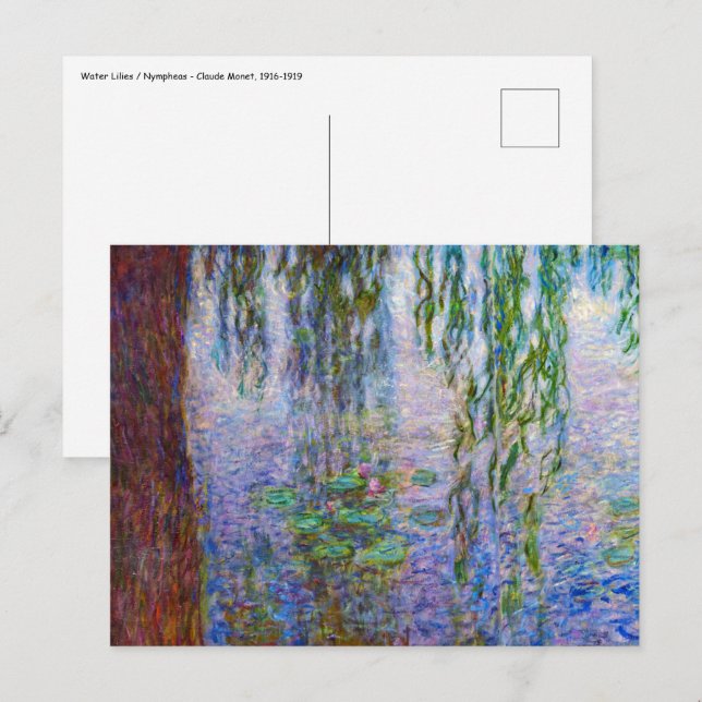 Claude Monet - Water Lilies Postcard (Front/Back)