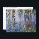 Claude Monet - Water Lilies Postcard<br><div class="desc">Water Lilies / Nympheas by Claude Monet in 1916-1919</div>