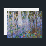 Claude Monet - Water Lilies Postcard<br><div class="desc">Water Lilies / Nympheas by Claude Monet in 1916-1919</div>