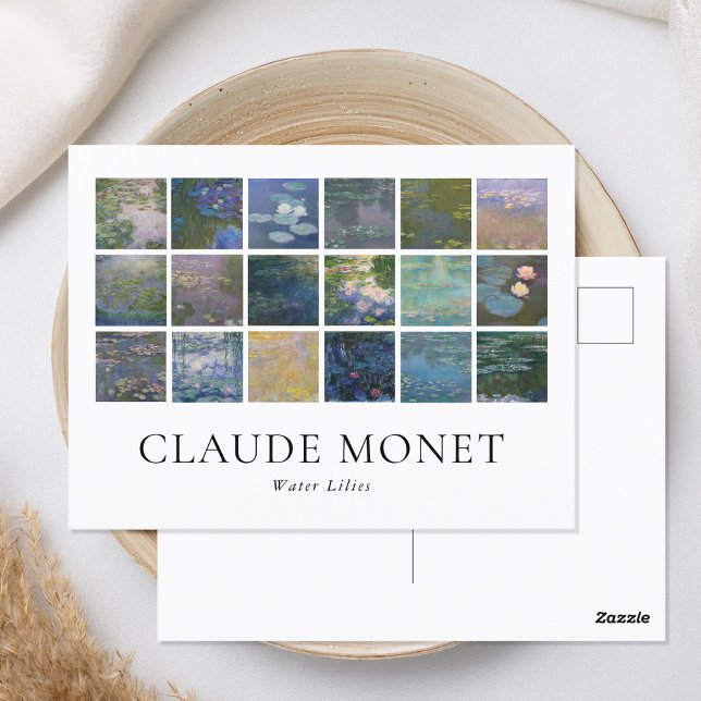 Claude Monet Water Lilies Postcard (Creator Uploaded)