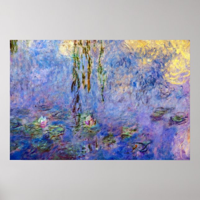 Claude Monet - Water Lilies Poster (Front)