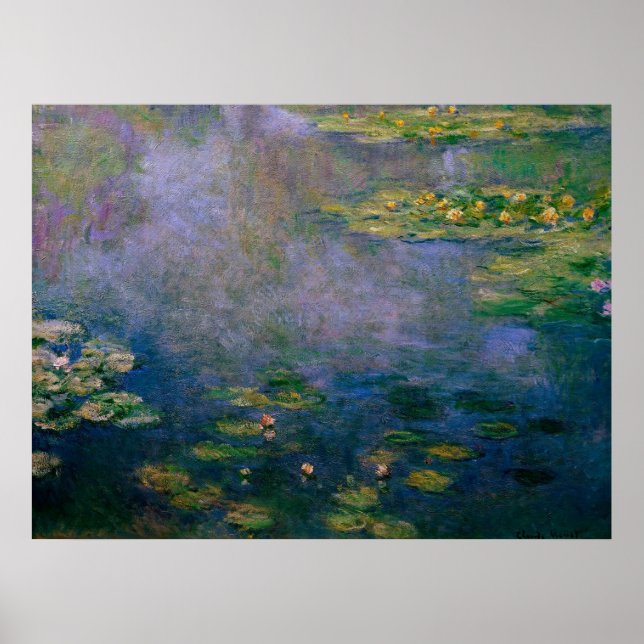 Claude Monet - Water Lilies Poster (Front)