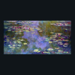 Claude Monet Water Lilies Poster<br><div class="desc">One of Claude Monet's most iconic series; Water Lilies.</div>