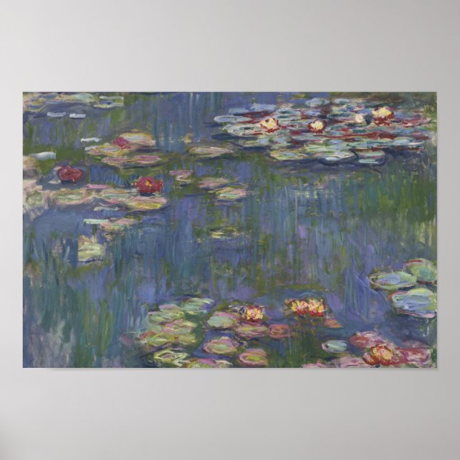 Claude Monet - Water Lilies Poster (Front)