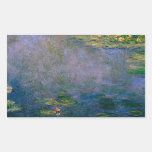 Claude Monet - Water Lilies Rectangular Sticker