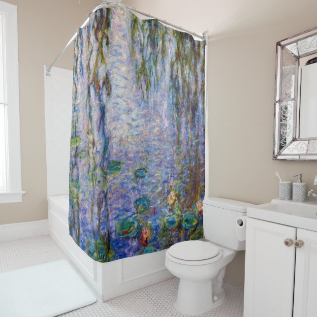 Claude Monet - Water Lilies Shower Curtain (In Situ)
