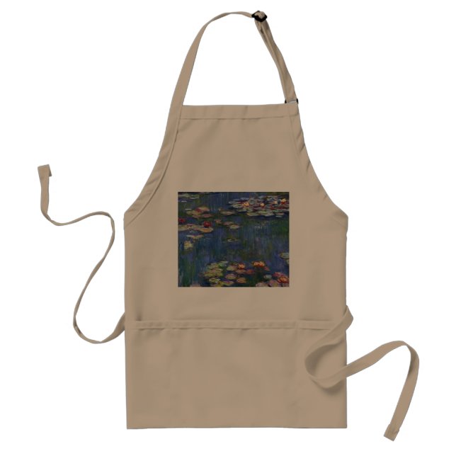 Claude Monet - Water Lilies Standard Apron (Front)
