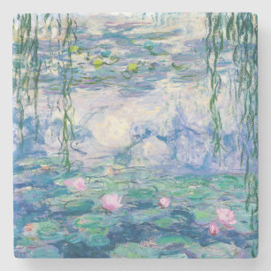 CLAUDE MONET - Water lilies Stone Coaster