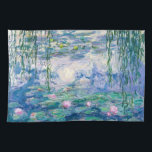 CLAUDE MONET - Water lilies Tea Towel<br><div class="desc">CLAUDE MONET - Water lilies
Oil on canvas; reproduction</div>