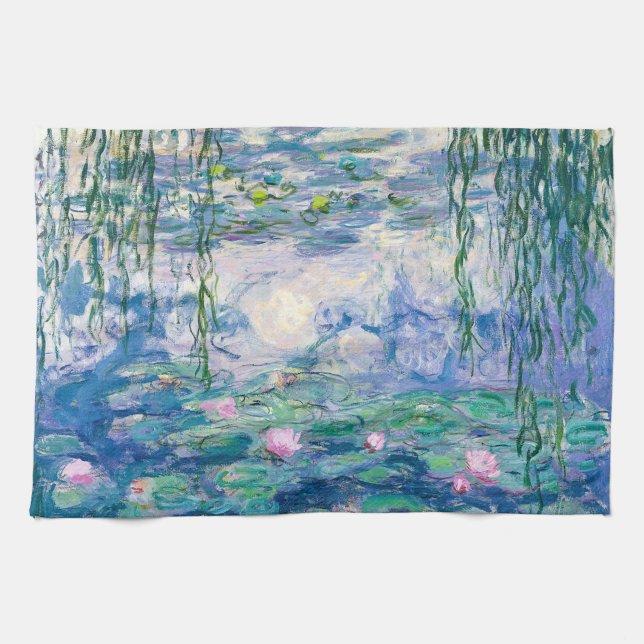 CLAUDE MONET - Water lilies Tea Towel (Horizontal)