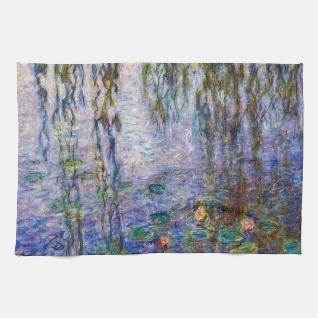Claude Monet - Water Lilies Tea Towel (Horizontal)