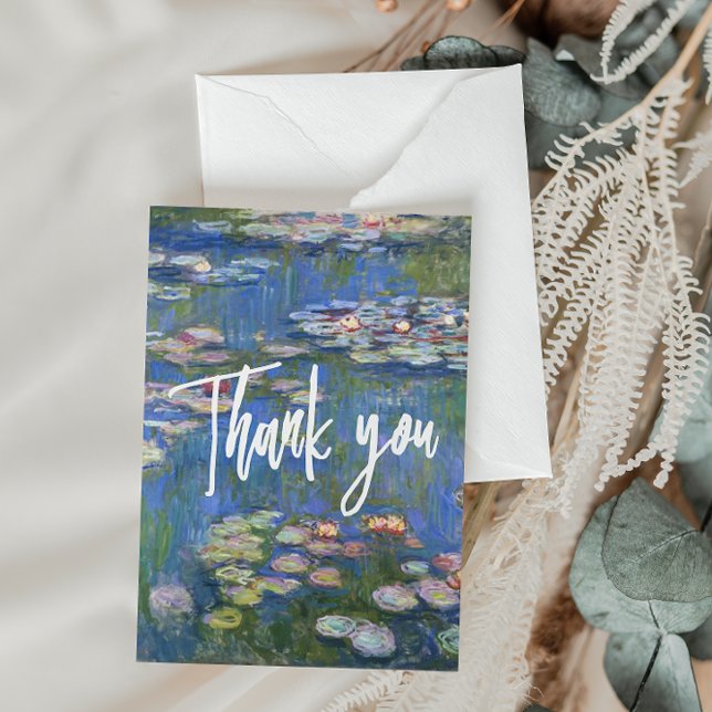 Claude Monet // Water Lilies Thank You Card (Creator Uploaded)