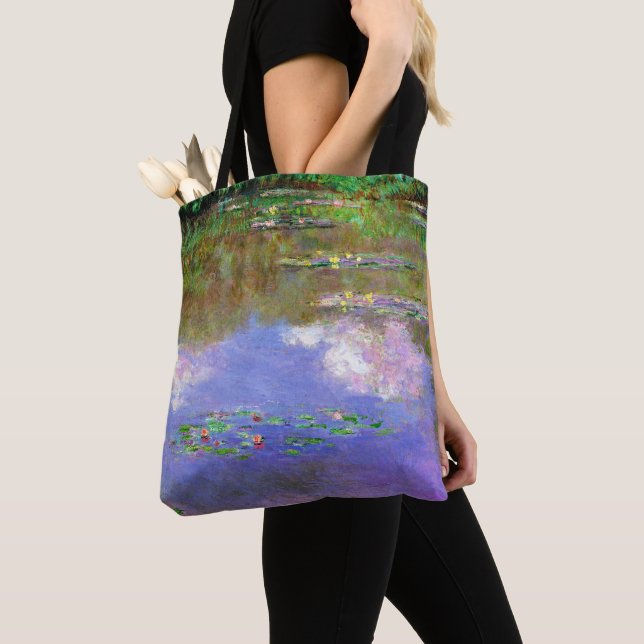 Claude Monet - Water-Lilies, The Clouds, Tote Bag (Close Up)