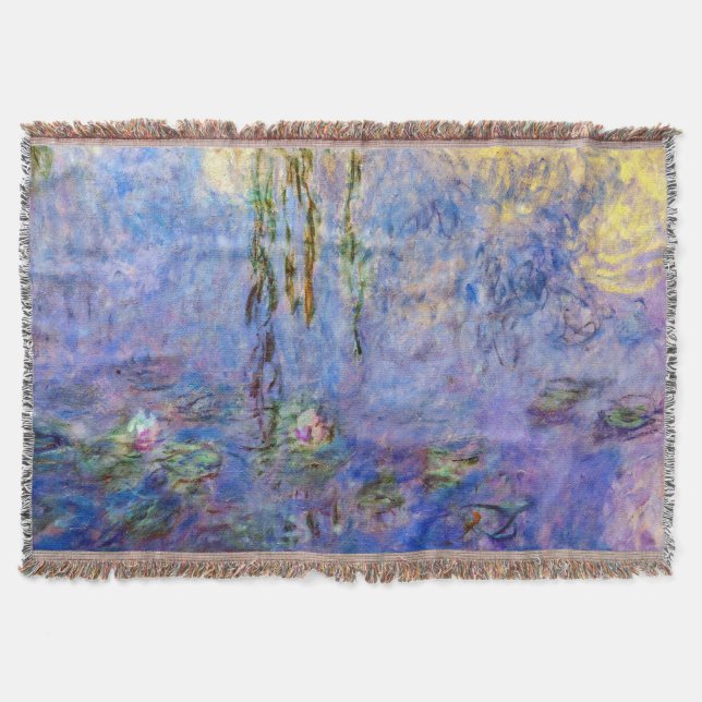 Claude Monet - Water Lilies Throw Blanket (Front)