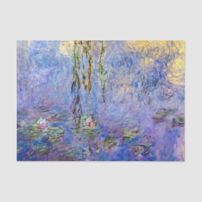 Claude Monet - Water Lilies Tissue Paper (Front)